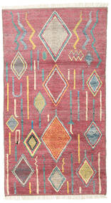  Moroccan Berber - Afghanistan 絨毯 101X184 モダン 手織り ピンク/茶 (ウール, アフガニスタン)