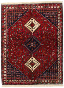 155X200 絨毯 ヤラメー 絨毯 オリエンタル 深紅色の/赤 (ウール, ペルシャ/イラン)