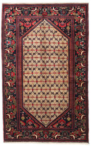 128X207 絨毯 オリエンタル コリアイ 絨毯 暗いピンク/赤 (ウール, ペルシャ/イラン)