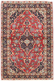  カシャン パティナ 絨毯 98X150 オリエンタル 手織り 赤/暗いピンク (ウール, )