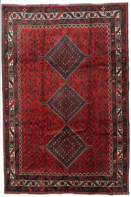 絨毯 シラーズ 絨毯 215X315 深紅色の/赤 (ウール, ペルシャ/イラン)