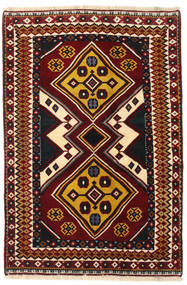  カシュガイ 絨毯 127X190 オリエンタル 手織り 深紅色の/ベージュ (ウール, )