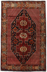 絨毯 オリエンタル カシュガイ 157X243 深紅色の/赤 (ウール, ペルシャ/イラン)