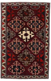  ロリ 絨毯 138X215 オリエンタル 手織り 深紅色の/ベージュ (ウール, )