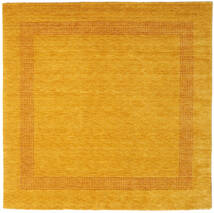  ハンドルーム Gabba - ゴールド 絨毯 200X200 モダン 正方形 黄色/薄茶色 (ウール, インド)