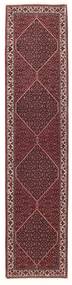  ビジャー Takab/Bukan 絨毯 87X380 ペルシャ ウール 絨毯 深紅色の/黒 小 絨毯 