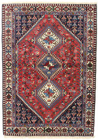  ヤラメー 絨毯 107X152 オリエンタル 手織り 赤/グレー (ウール, )