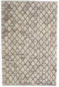  キリム Ariana 絨毯 206X314 モダン 手織り 薄い灰色/薄茶色 (ウール, アフガニスタン)