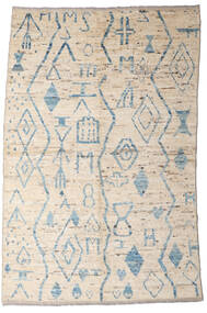  Moroccan Berber - Afghanistan 絨毯 159X242 モダン 手織り 薄い灰色/ベージュ (ウール, アフガニスタン)