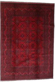  アフガン Khal Mohammadi 絨毯 204X290 オリエンタル 手織り 深紅色の (ウール, アフガニスタン)