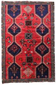 シラーズ 絨毯 163X245 オリエンタル 手織り 赤/暗いピンク (ウール, )