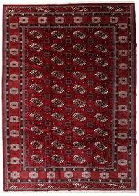 絨毯 オリエンタル トルクメン 絨毯 204X285 深紅色の/赤 (ウール, ペルシャ/イラン)