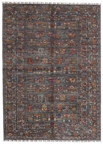  Shabargan 絨毯 174X240 オリエンタル 手織り 濃い茶色/濃いグレー (ウール, アフガニスタン)