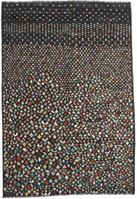 絨毯 キリム モダン 絨毯 202X292 濃いグレー/ベージュ (ウール, アフガニスタン)