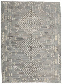 キリム Ariana 絨毯 215X288 モダン 手織り 濃いグレー/黒 (ウール, アフガニスタン)