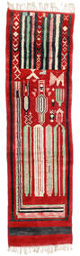 82X304 絨毯 Berber Moroccan - Mid Atlas モダン 廊下 カーペット 赤/深紅色の (ウール, モロッコ)