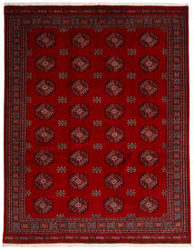  パキスタン ブハラ 3Ply 絨毯 249X315 オリエンタル 手織り 深紅色の/赤 (ウール, パキスタン)
