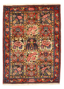  バクティアリ Collectible 絨毯 114X155 オリエンタル 手織り 濃い茶色/赤 (ウール, ペルシャ/イラン)