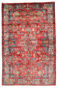  ナハバンド オールド 絨毯 154X241 オリエンタル 手織り 深紅色の/錆色 (ウール, ペルシャ/イラン)