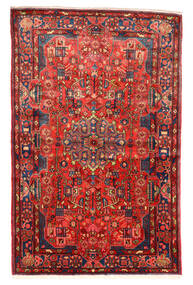  ナハバンド オールド 絨毯 158X245 オリエンタル 手織り 深紅色の/赤 (ウール, ペルシャ/イラン)