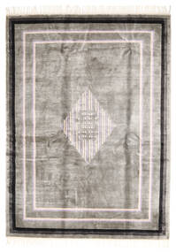  中国 Art シルク 120 Line 絨毯 170X230 オリエンタル 手織り ベージュ/グレー ()
