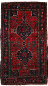  コリアイ 絨毯 150X280 オリエンタル 手織り 黒/深紅色の (ウール, ペルシャ/イラン)