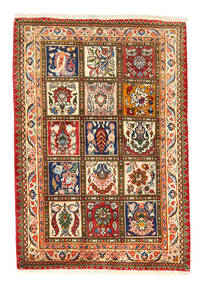 絨毯 ペルシャ バクティアリ Collectible 105X150 茶/ベージュ (ウール, ペルシャ/イラン)