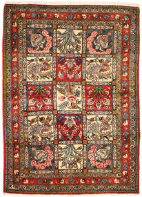  バクティアリ Collectible 絨毯 105X148 オリエンタル 手織り 濃いグレー/茶 (ウール, ペルシャ/イラン)