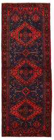  ハマダン 絨毯 105X293 オリエンタル 手織り 廊下 カーペット 深紅色の (ウール, ペルシャ/イラン)