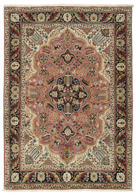  タブリーズ 絨毯 151X215 ペルシャ ウール 絨毯 茶/ベージュ 小 絨毯 