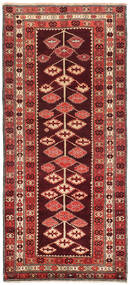  キリム カラバフ 絨毯 132X303 オリエンタル 手織り 廊下 カーペット 深紅色の/錆色 (ウール, アゼルバイジャン/ロシア)