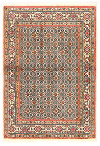  ムード 絨毯 97X138 オリエンタル 手織り 暗めのベージュ色の/濃いグレー (ウール/絹, ペルシャ/イラン)