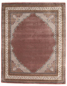  Mir インド 絨毯 201X251 オリエンタル 手織り 茶/赤 (ウール, )
