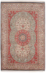 絨毯 オリエンタル カシミール ピュア シルク 絨毯 122X189 オレンジ/赤 (絹, インド)