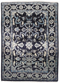 111X156 絨毯 オリエンタル サルーク Fine 黒/グレー (ウール, ペルシャ/イラン)