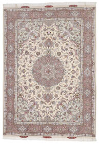絨毯 オリエンタル タブリーズ 60 Raj 絹の縦糸 167X244 ベージュ/薄い灰色 ( ペルシャ/イラン)