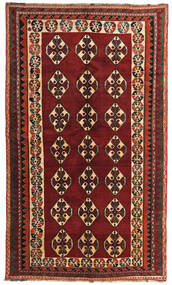 絨毯 オリエンタル カシュガイ 146X248 深紅色の/茶 (ウール, ペルシャ/イラン)