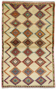  Moroccan Berber - Afghanistan 絨毯 89X144 モダン 手織り 黄色/濃い茶色 (ウール, アフガニスタン)
