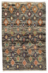  Moroccan Berber - Afghanistan 絨毯 89X138 モダン 手織り 濃い茶色/黒 (ウール, アフガニスタン)