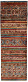 Shabargan 絨毯 83X248 オリエンタル 手織り 廊下 カーペット 深紅色の/茶 (ウール, )