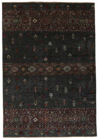  Shabargan 絨毯 175X248 オリエンタル 手織り 黒 (ウール, アフガニスタン)