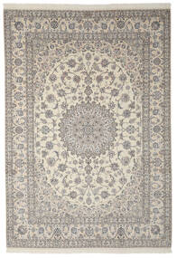  ナイン 9La 絨毯 250X355 オリエンタル 手織り 濃いグレー/薄い灰色 大きな (ウール/絹, ペルシャ/イラン)