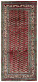  サルーク Mir 絨毯 153X337 オリエンタル 手織り 廊下 カーペット 深紅色の/黒 (ウール, )