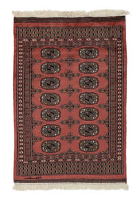 絨毯 オリエンタル パキスタン ブハラ 2Ply 78X112 黒/深紅色の (ウール, パキスタン)