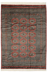  パキスタン ブハラ 3Ply 絨毯 175X240 オリエンタル 手織り 黒/茶 (ウール, )