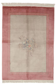  中国 90 Line 絨毯 170X230 オリエンタル 手織り 薄茶色/深紅色の (ウール, 中国)