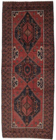 絨毯 バルーチ 147X378 廊下 カーペット 黒/深紅色の (ウール, アフガニスタン)