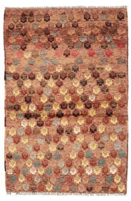  Moroccan Berber - Afghanistan 絨毯 92X142 モダン 手織り 濃い茶色/茶 (ウール, アフガニスタン)