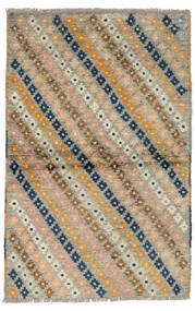 Moroccan Berber - Afghanistan 絨毯 92X147 モダン 手織り 茶/濃いグレー (ウール, アフガニスタン)