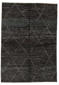  Contemporary Design 絨毯 168X235 ウール 絨毯 黒 絨毯 